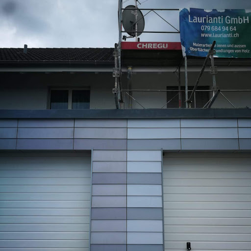 Fassaden- und Eternit- Renovation. Vorher - Nachher, Maler Laurianti in Oberentfelden